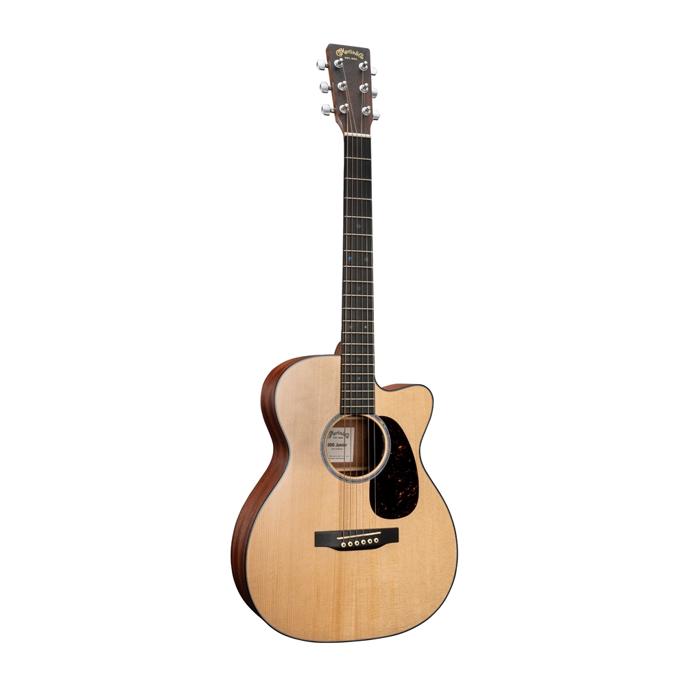 Martin 000C JR E Junior Series, 000 Junior-14 Fret Cutaway, Acoustic Electric Guitar w/ Gig Bag